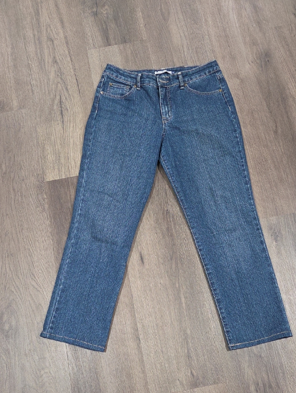 Women's Straight Leg Bandolinoblu Jeans - Classic Blue Denim